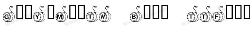 GenYoMinTW Bold TTF字体转换